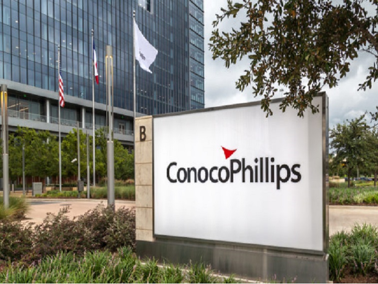 Houston,,Texas,,Usa,-,September,22,,2018:,Sign,Of,Conocophillips